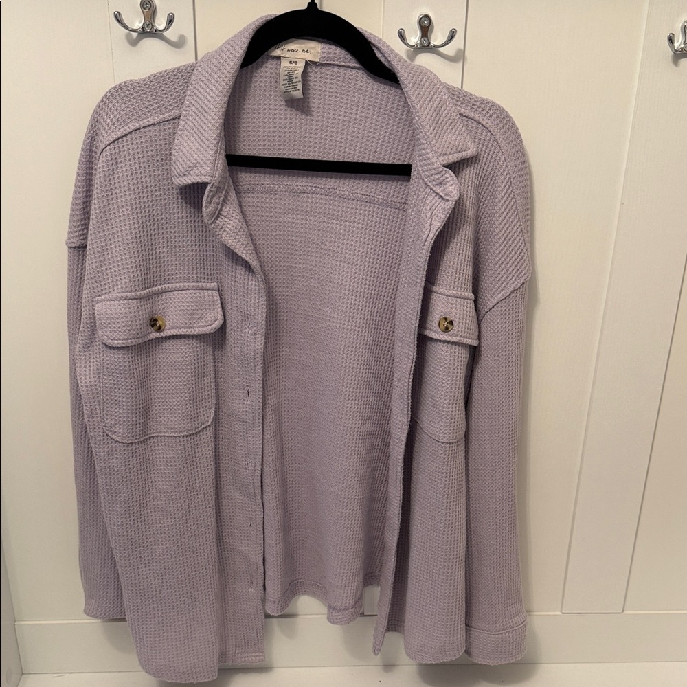 Women's Lavender Shacket